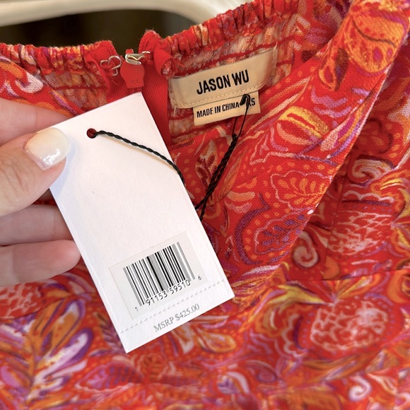 BNWT $425.00 Jason Wu Orange Sundress, XS - Picture 4 of 5